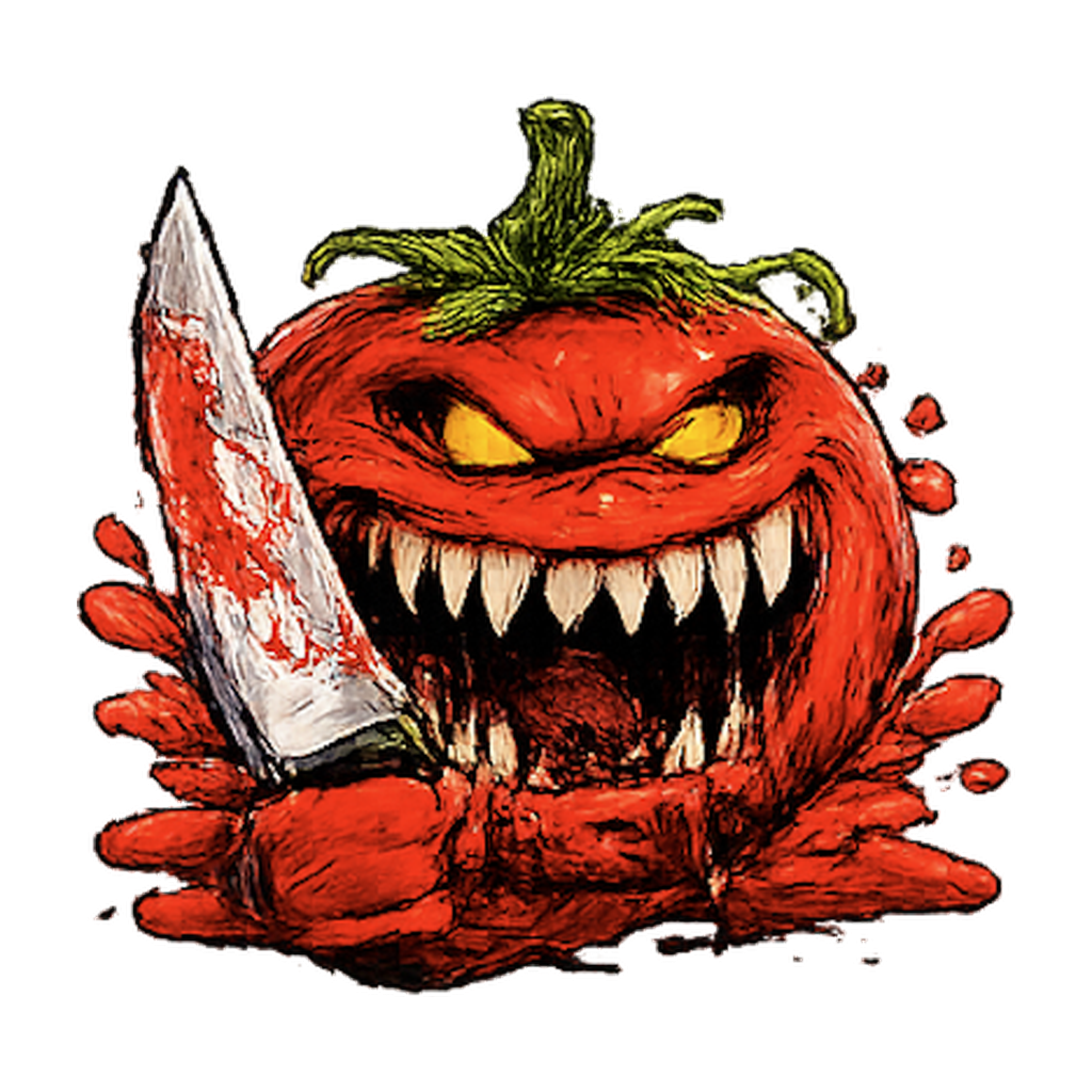 Angry Killer Tomato inside the Pomodoom mobile app